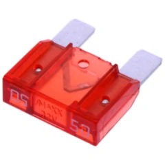 MAXI Flachstecksicherung 50A rot für Fahrzeuge Packung 5 Stück