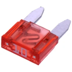 Mini Flachstecksicherung 10A rot 25 Stück