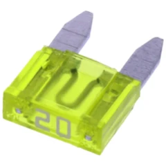 MINI Flachstecksicherung 20A gelb 50 Stück