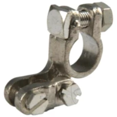 Batterieklemme für Motorräder Plus links