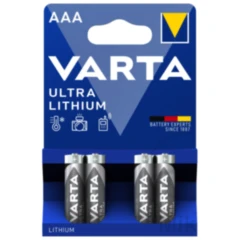 VARTA Ultra Lithium AAA Batterien 4er Blister