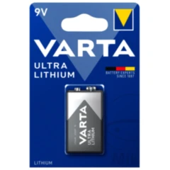 VARTA 9V Blockbatterie Ultra Lithium-Ionen für professionelle Anwendungen