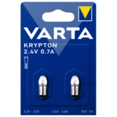 Ersatzbirnchen 2.4V für Varta Taschenlampe