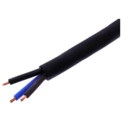 Kabel H05RR für 3x1.5 schwarz von JMP - 2.5 Meter