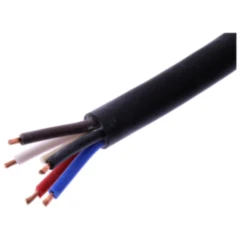 Kabel H05RR für 5X1.5 schwarz 10 Meter