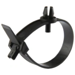 Kabelbinder mit Spreizniet 9x160 mm schwarz