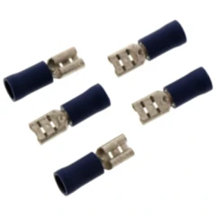 Flachsteckhülse isoliert 1.5-2.5 mm² 4.8mm JMP Packung 5 Stück