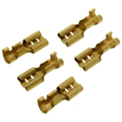 Flachsteckhülse unisoliert 2.5-6.0 mm² 6.3mm JMP Pack 5 Stück