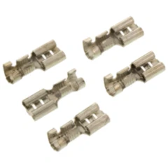 Flachsteckhülse unisoliert 2.5-6.0 mm² 6.3 mm JMP Packung 5 Stück