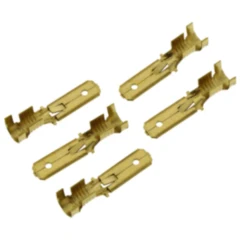 Flachstecker für 2.5-6.0mm², 6.3mm JMP Packung 5ST