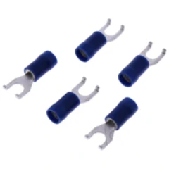 Gabel-Kabelschuh 4.3 mm blau für Motorräder