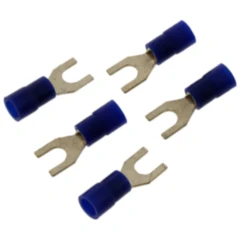 Gabel-Kabelschuh für M4 1.5-2.5 mm² blau JMP Packung 5 Stück