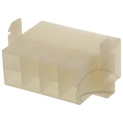 Flachsteckgehäuse 8-polig für Flachstecker