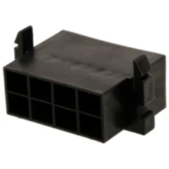 Flachsteckgehäuse 8-polig JMP für Flachstecker