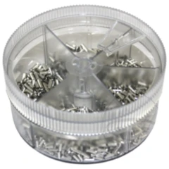 Aderendhülsen Sortiment unisoliert 0.5-2.5 mm² 1900 Stück