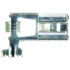 Flachsteckhülse 1.5-2.5mm 6.3mm mit Rastnase 100 Stück