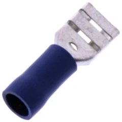 Flachsteckhülse isoliert 1.5-2.5mm 6.3mm JMP