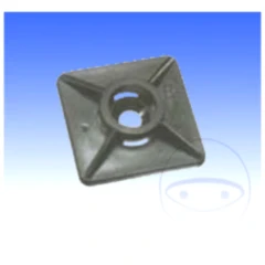 Klebesockel für Kabelbinder schwarz