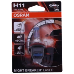 Lampe H11 12V55W Osram Night Breaker Laser