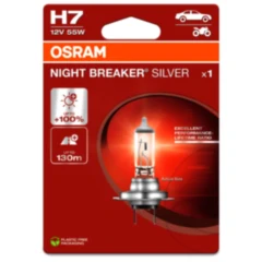 Lampe H7 12V55W 1 Blisterpackung Osram Night Breaker Silver