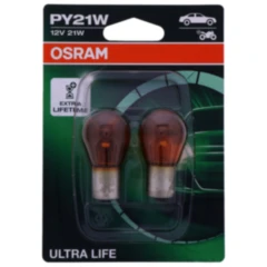 Lampe 12V21W BAU15S Osram 2er Blister JMP 1590332 passend für: Honda CBF, CBR, CB