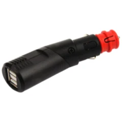 Doppel USB KFZ Ladeadapter 12/24V 5000 mA