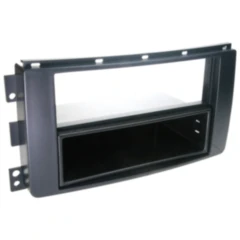 Radioblende 2-DIN schwarz mit Ablagefach für Smart