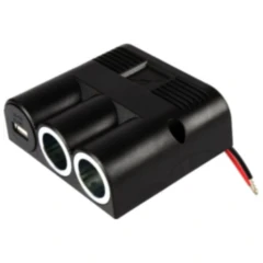 3er Steckdose mit USB-Anschluss für Motorräder