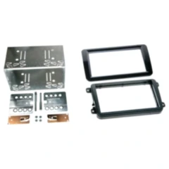 Radioblende 2-DIN für verschiedene Fahrzeuge schwarz