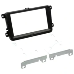 2-DIN Radioblende für Seat/Skoda/VW schwarz