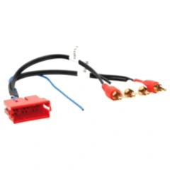 Adapterkabel AKTIVSYSTEM Audi mini-ISO - CINCH