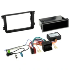 Radio Kit 2-DIN auf 1-DIN für VAG Fahrzeuge mit Fach