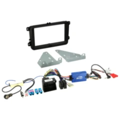 2-DIN Radio Kit für Seat/Skoda/VW schwarz