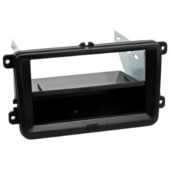 Radioblende 2-DIN schwarz mit Fach für Seat/Skoda/VW