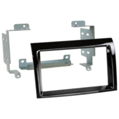 2-DIN Radioblende für Citroen/Fiat/Opel/Peugeot in Schwarz
