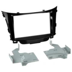 Radioblende 2-DIN für Hyundai i30 schwarz