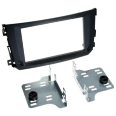 Radioblende 2-DIN für Smart ForTwo schwarz