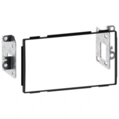 Radioblende 2-DIN für Nissan Qashqai schwarz
