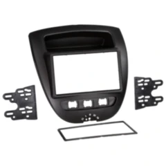 2-DIN Radioblende für Citroen C1/Peugeot 107/Toyota Aygo schwarz