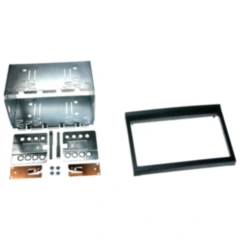 Radioblende 2-DIN für Porsche 911 / Boxster schwarz