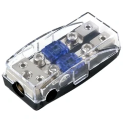 Mini ANL Sicherungshalter silber für Motorräder