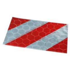 Warnmarkierung ohne Halter rechts für Ladebordwände 440x260