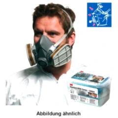 Halbmasken-Set 6000 A2/P3 Größe L Standard für Motorradreparatur