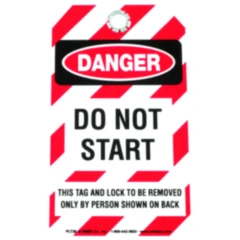 Sicherheitsetikett "Nicht Starten" für Hochvolt-Fahrzeuge