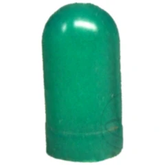 Lampenkappe W2X4.6 grün für Motorräder