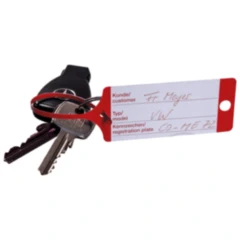 Schlüsselanhänger rot 100 Stück für: Motorräder