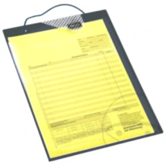 Auftragstasche A4 grau mit Schlüsselfach 10 Stück