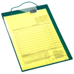 Auftragstasche A4 Grün mit Schlüsselfach - 10 Stück