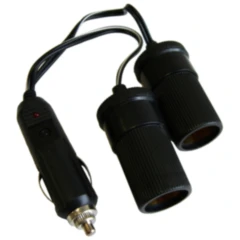 Doppelsteckdose mit Kabelverlängerung