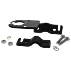 Halterung für Steckdose beim Schwanenhals